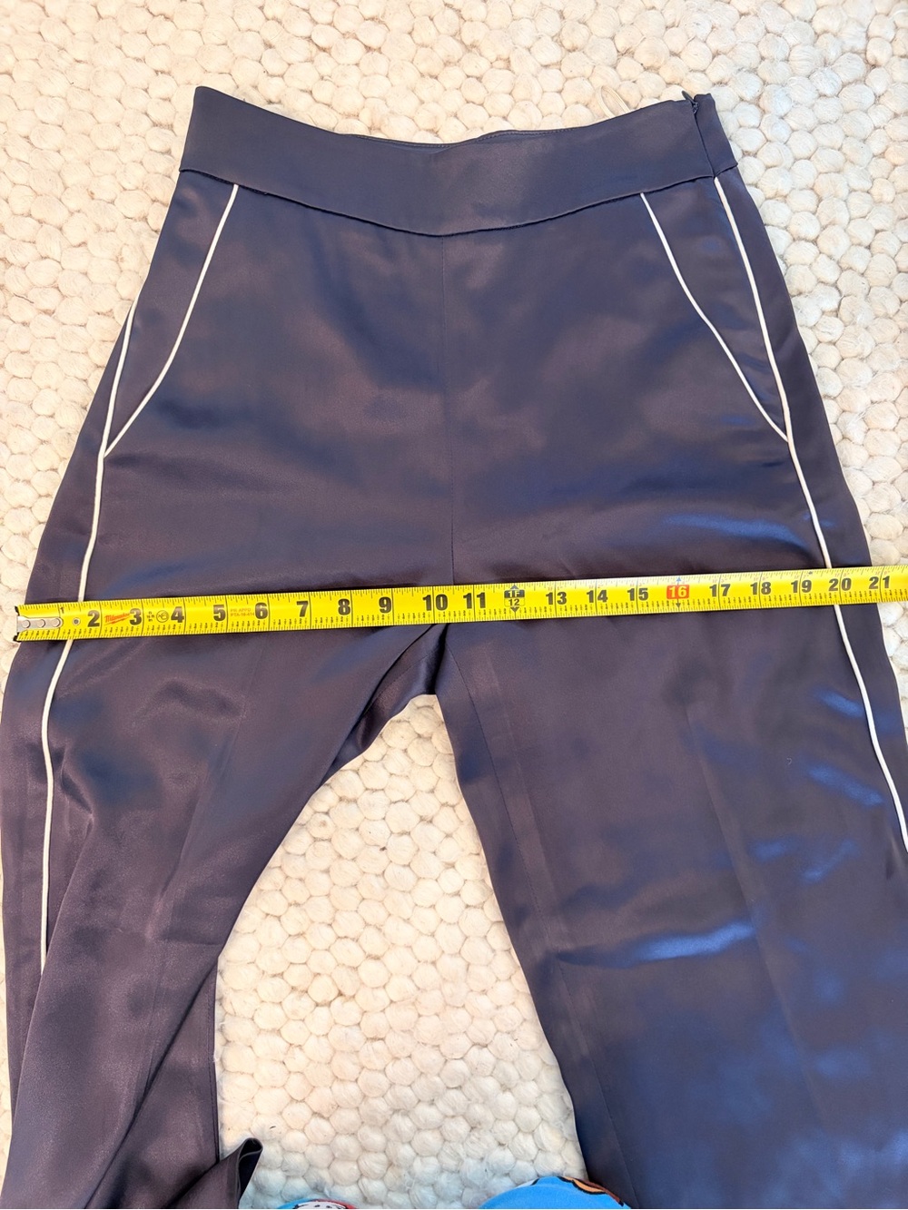 Aritzia Wilfred Clarisse Pants Navy Blue size 4 - Picture 12 of 12